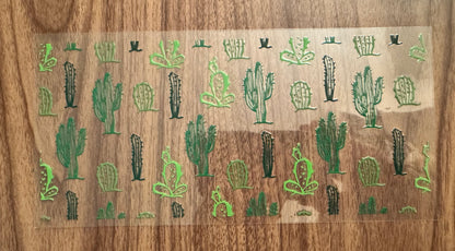 Green Cacti Cup Wrap