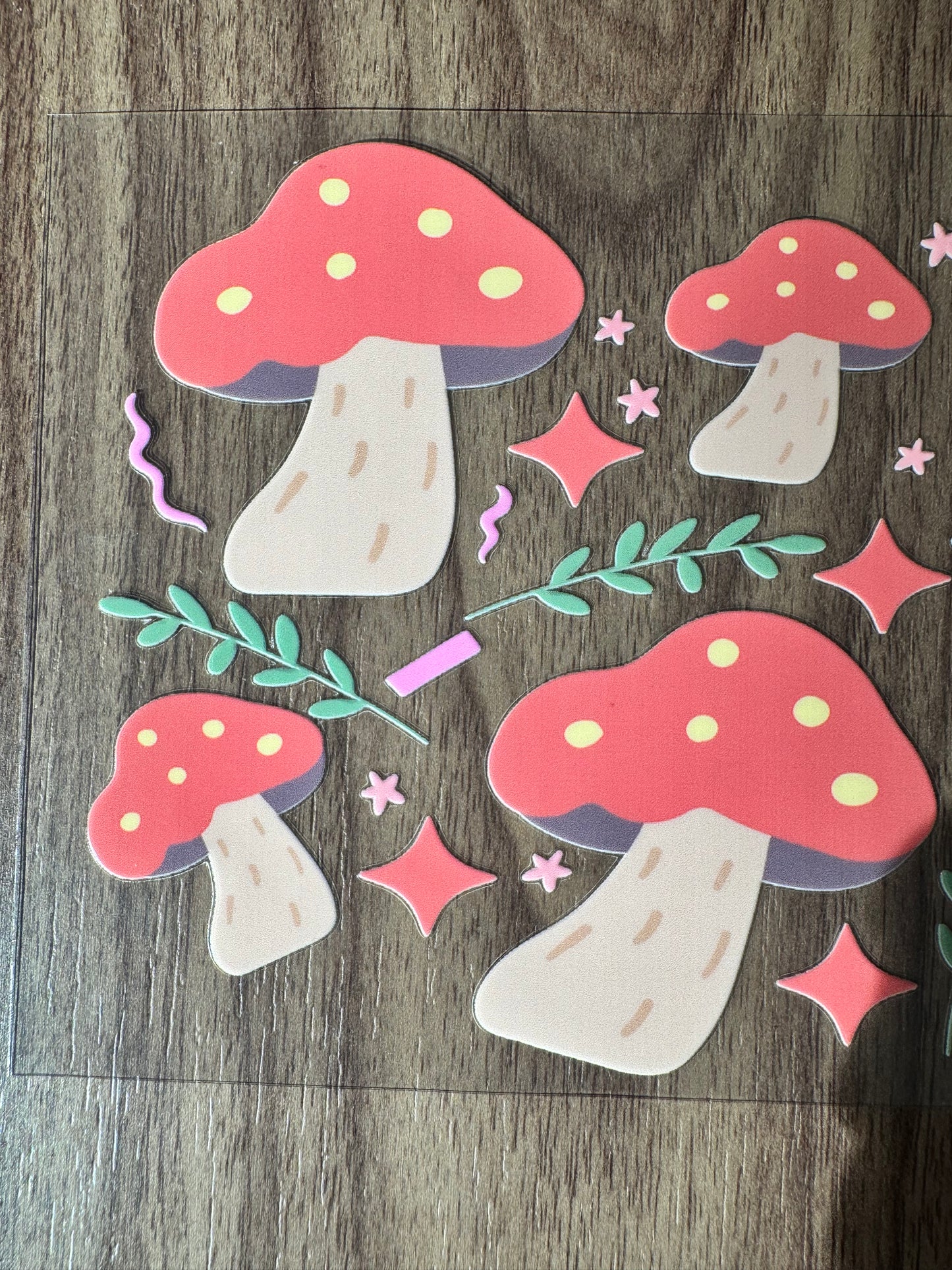 Cute Mushrooms Cup Wrap