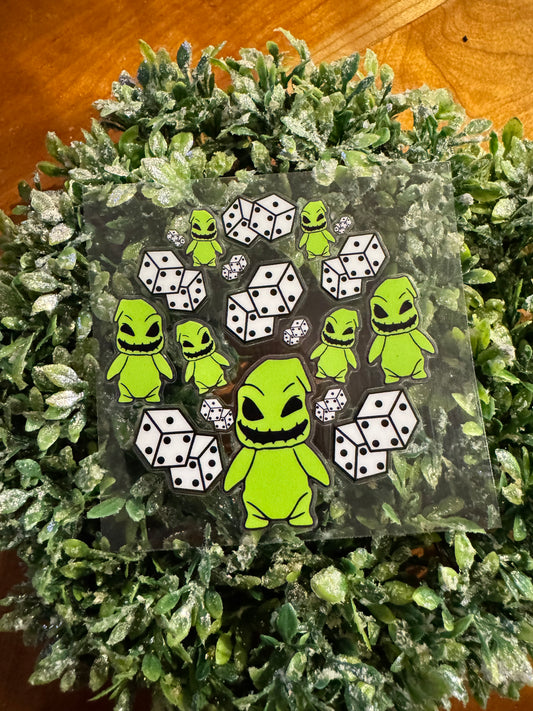 NBC Dice Monster Circle Decal