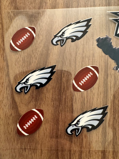 Philadelphia Football Paint Drip Cup Wrap