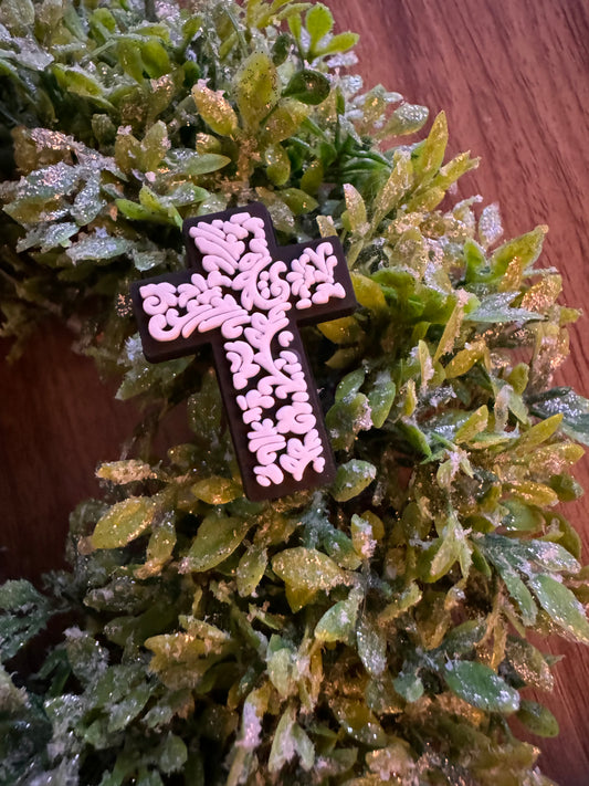 Pretty Black Cross Focal