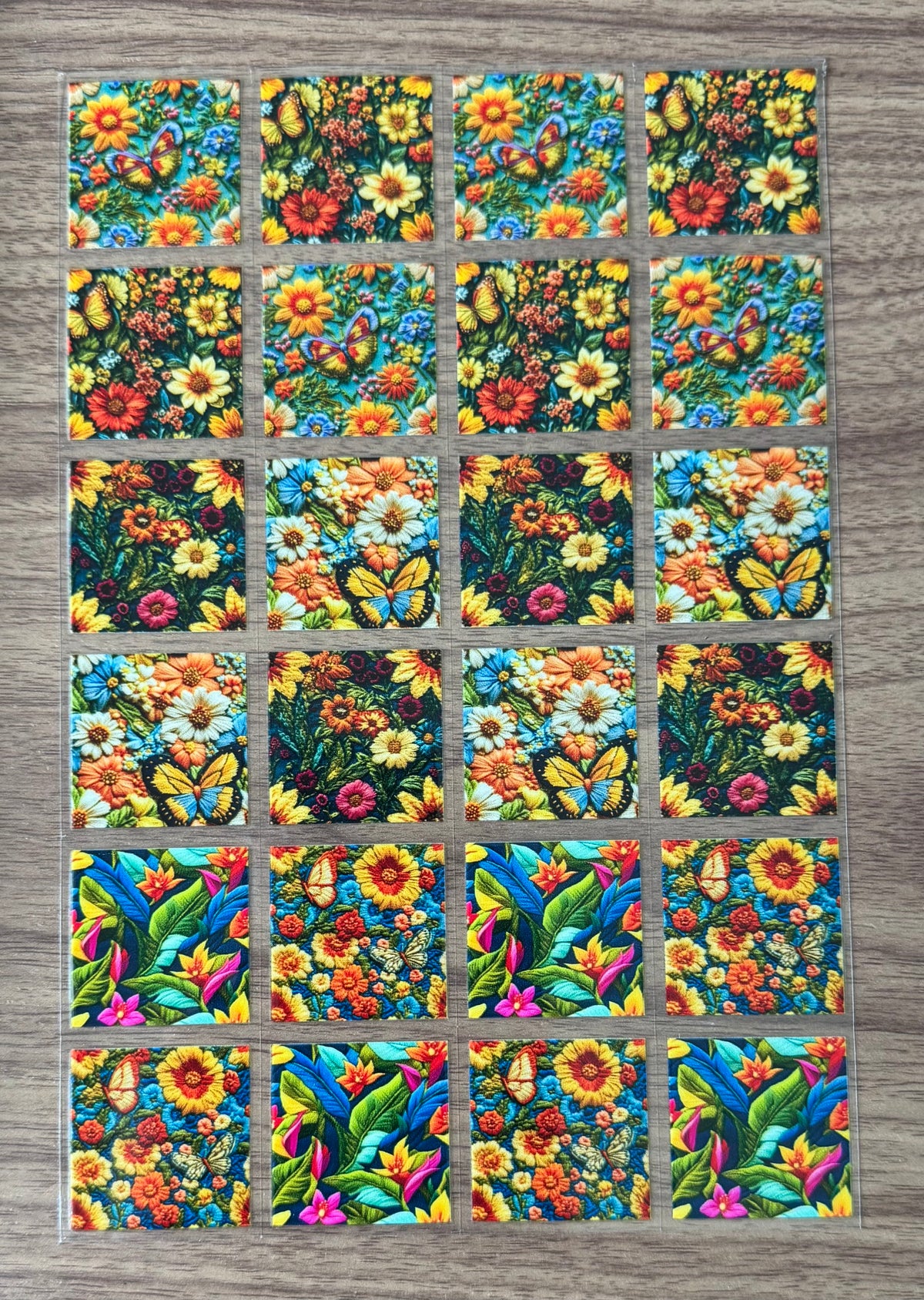 Butterflies & Flowers Sheet