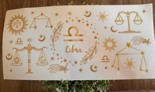 Libra Zodiac Cup Wrap