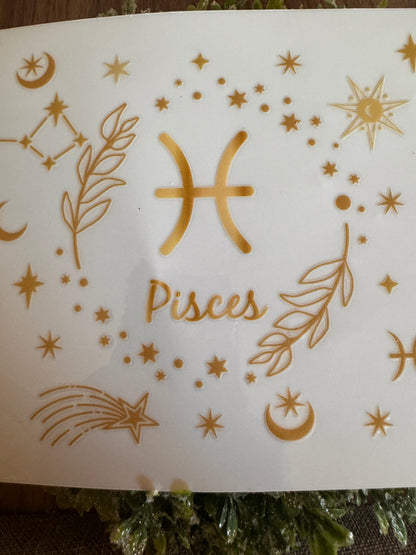 Pieces Zodiac Cup Wrap