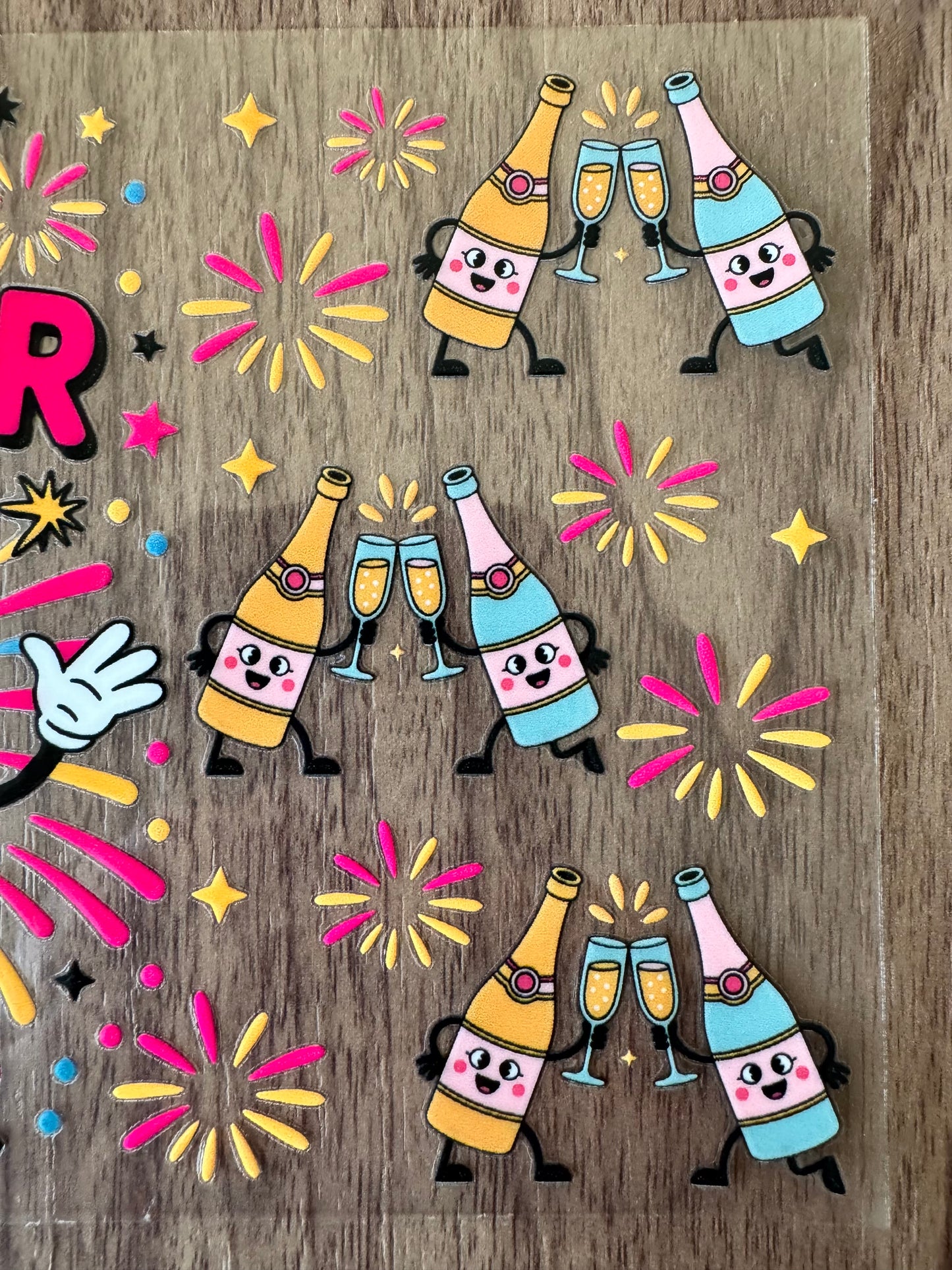 Happy New Year Cup Wrap