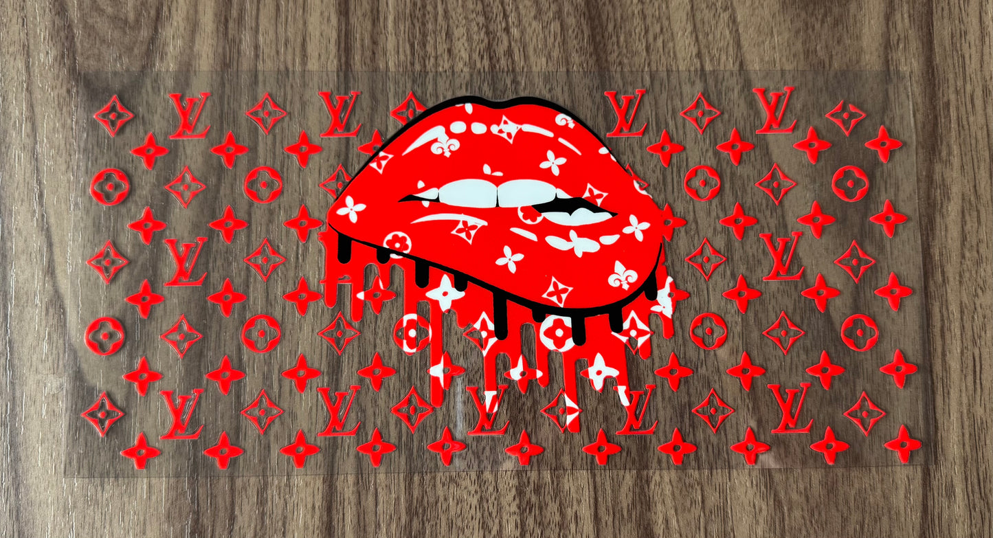 Red Loo Boujee Lip Cup Wrap