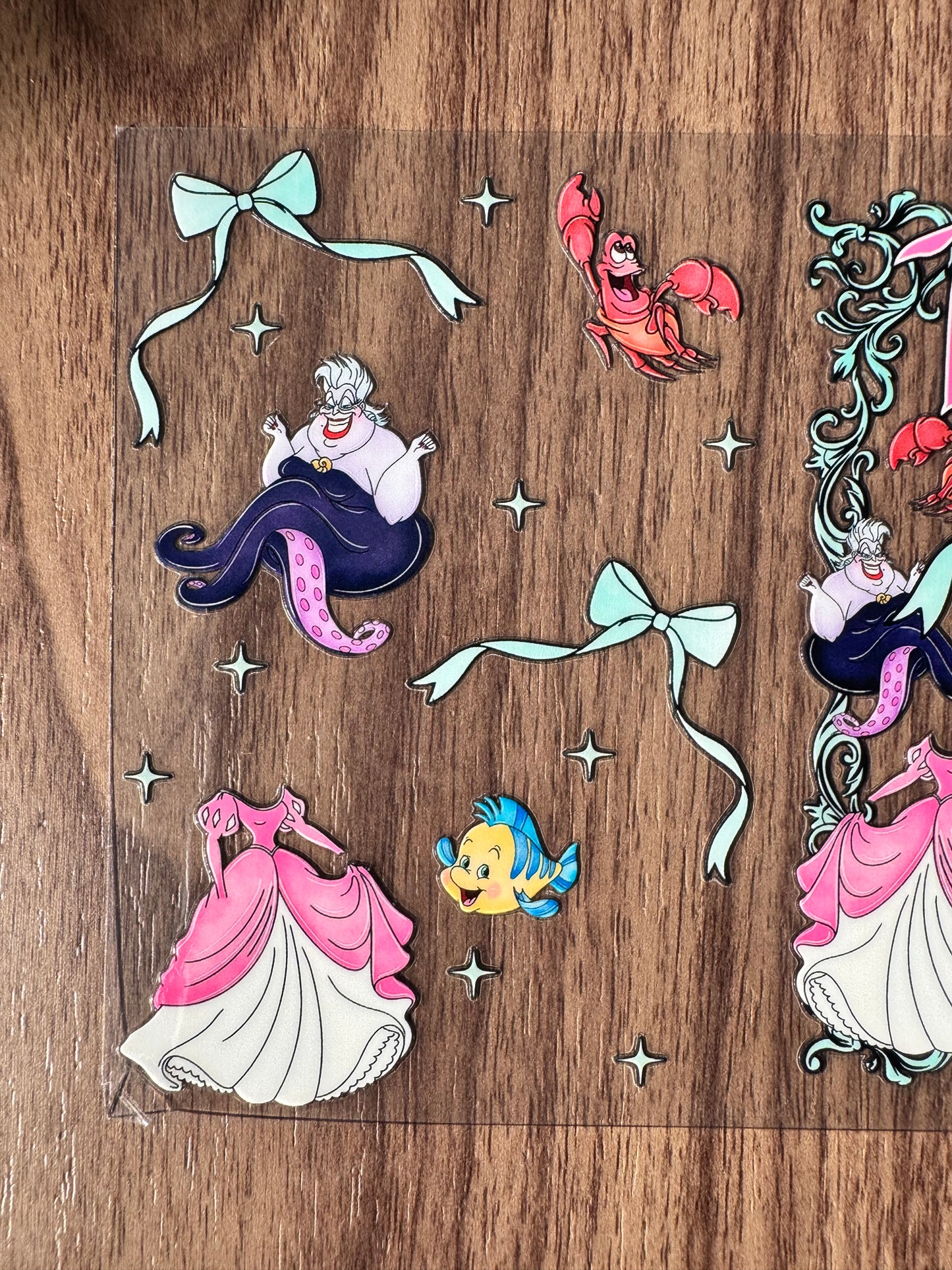 Fancy Bows Mermaid Princess Cup Wrap