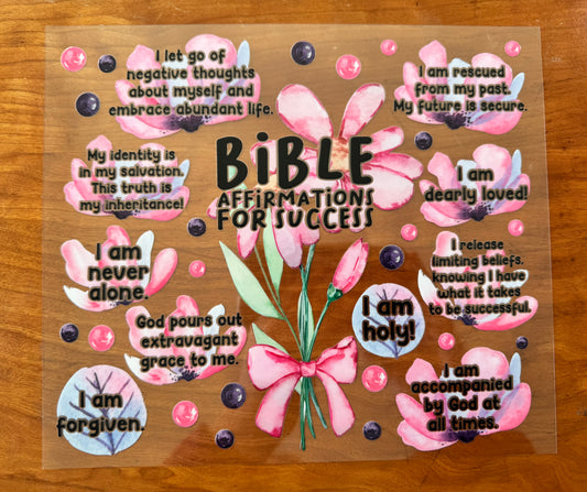 Bible Affirmations Cup Wrap