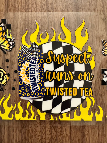 Suspect Twist Tea Cup Wrap