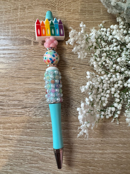 Colorful Crayon Pen