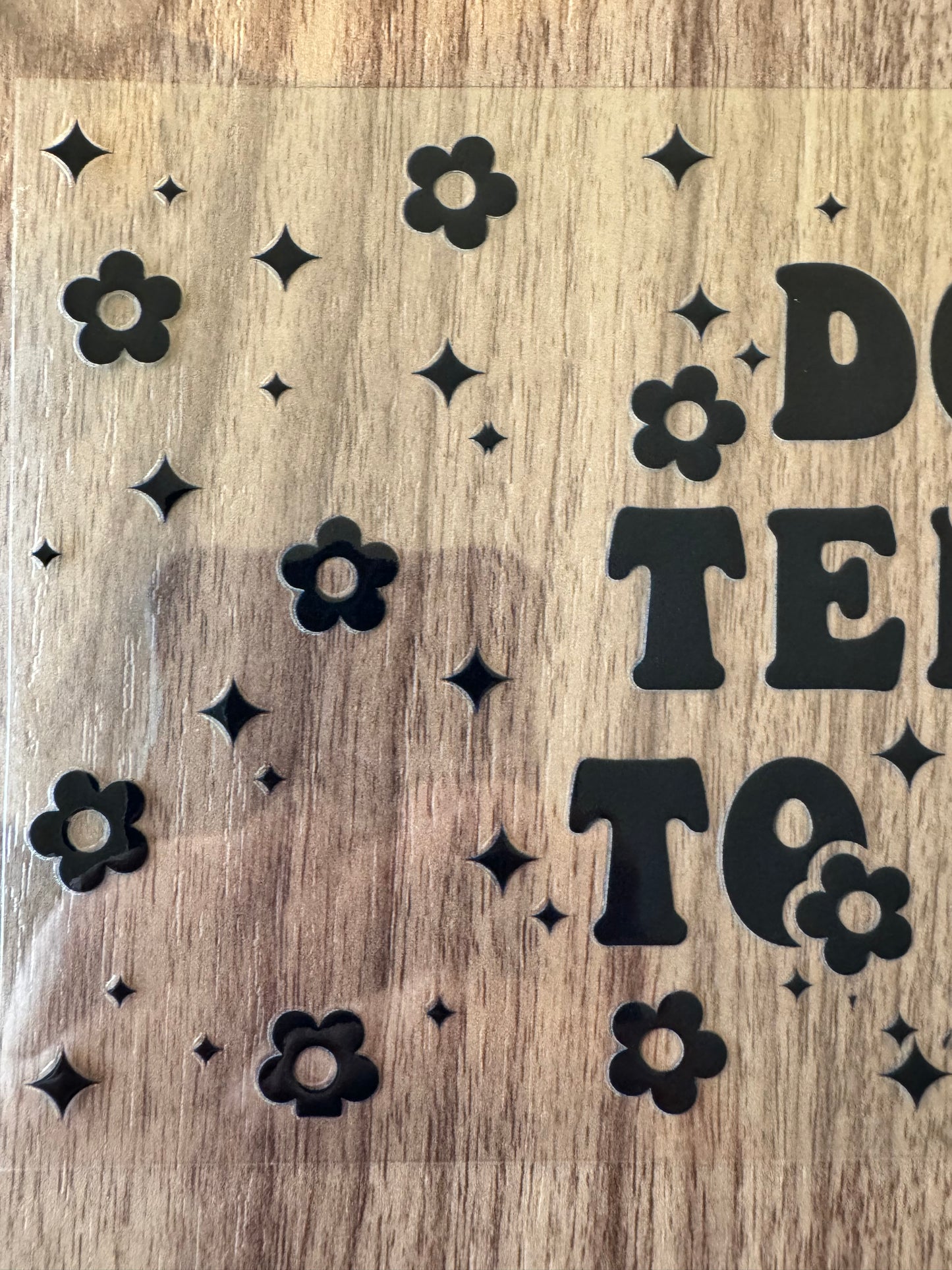 Don’t Tell Me To Smile Cup Wrap