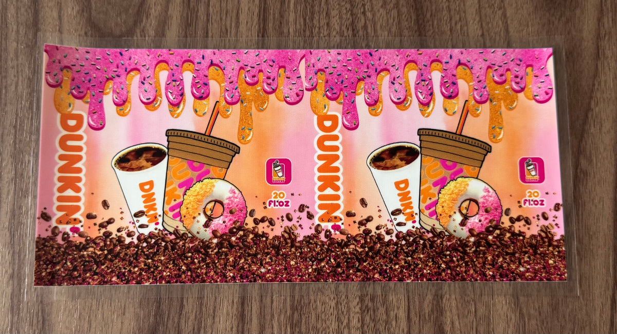 Sparkly Donut Coffee Cup Wrap