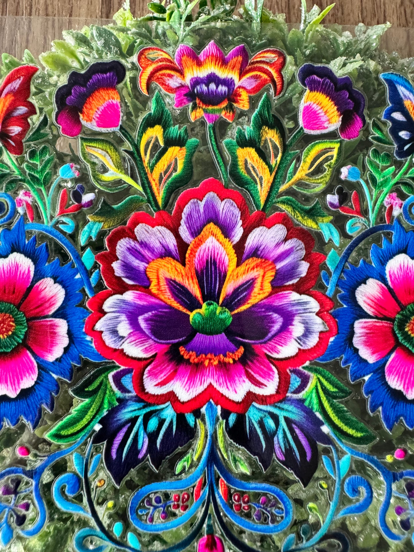 Colorful Flowers Cup Wrap