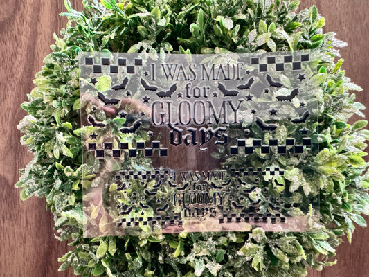 Gloomy Days Mini Wrap