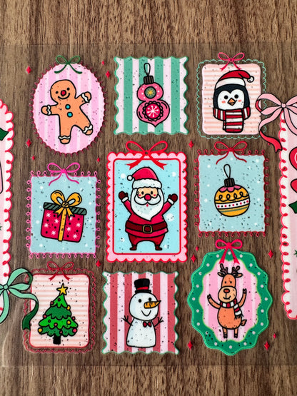 Cute Christmas Frames Cup Wrap