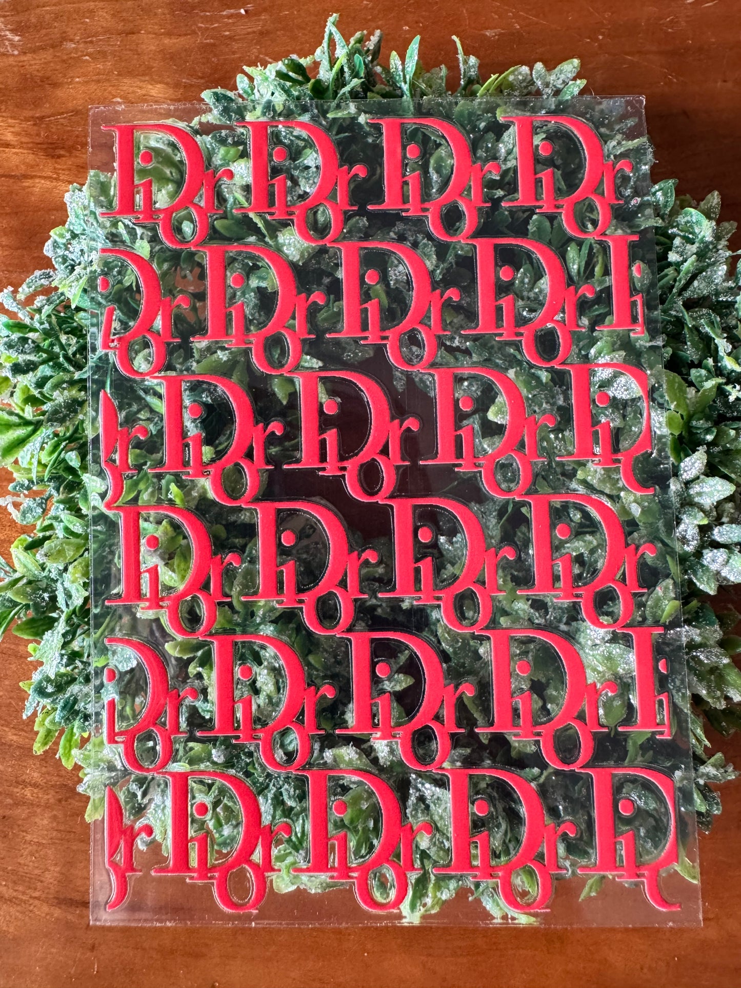 Red D Boujee Notebook Wrap (Small)