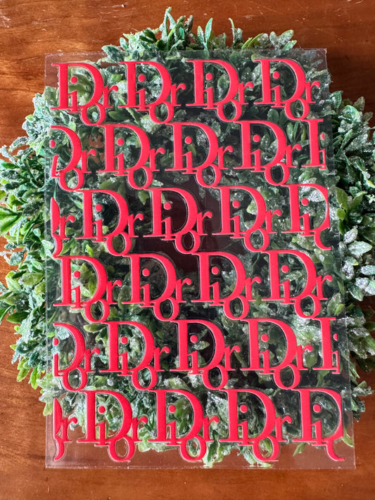 Red D Boujee Notebook Wrap (Small)