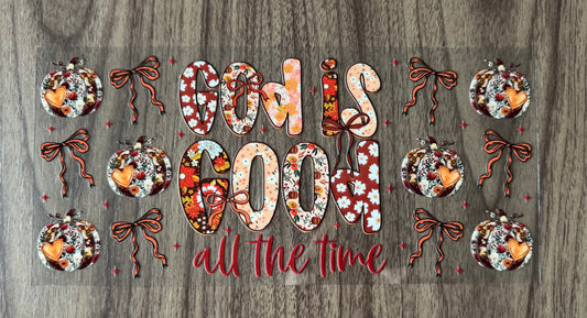 Fall God Is Good Cup Wrap