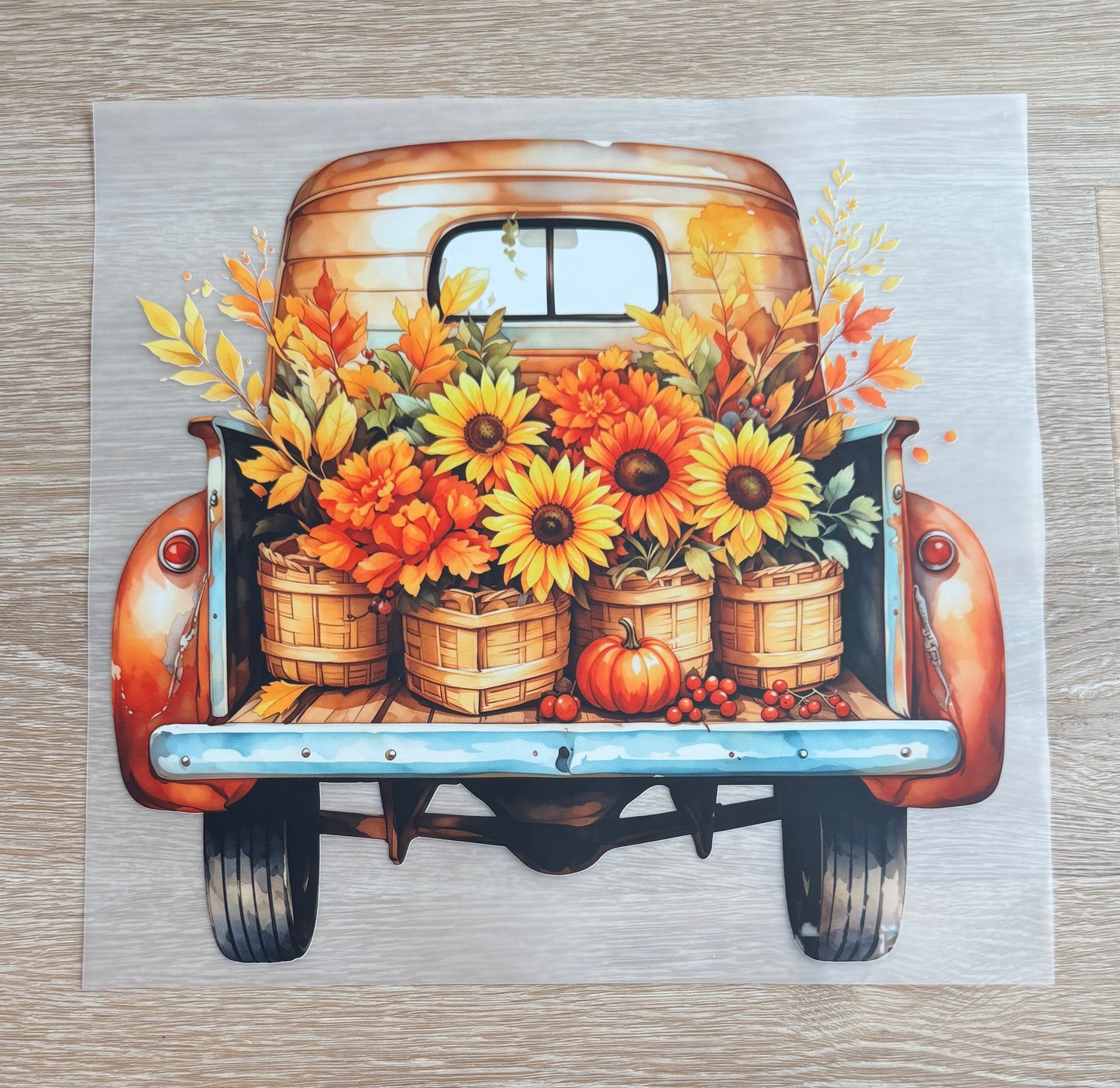 Orange Fall Truck Transfer