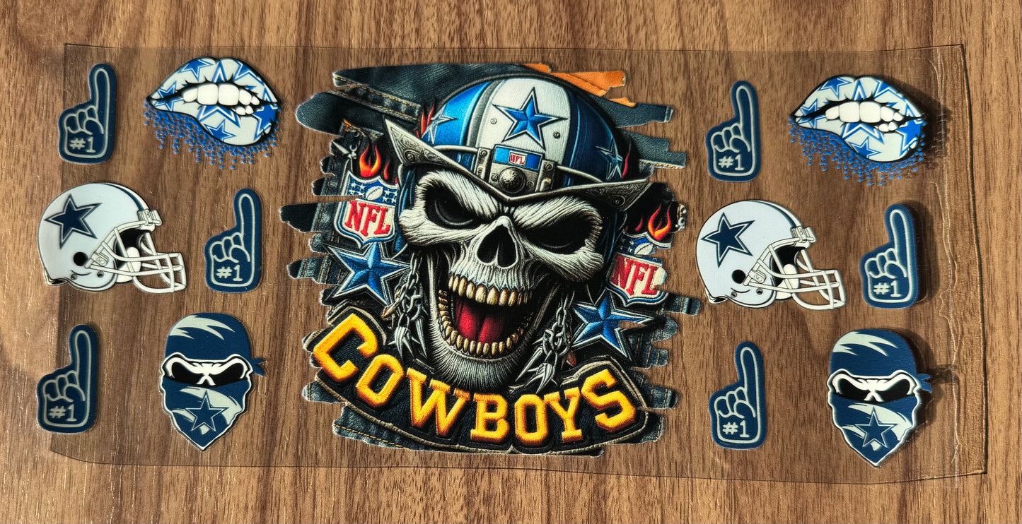 Texas Football Skull Cup Wrap