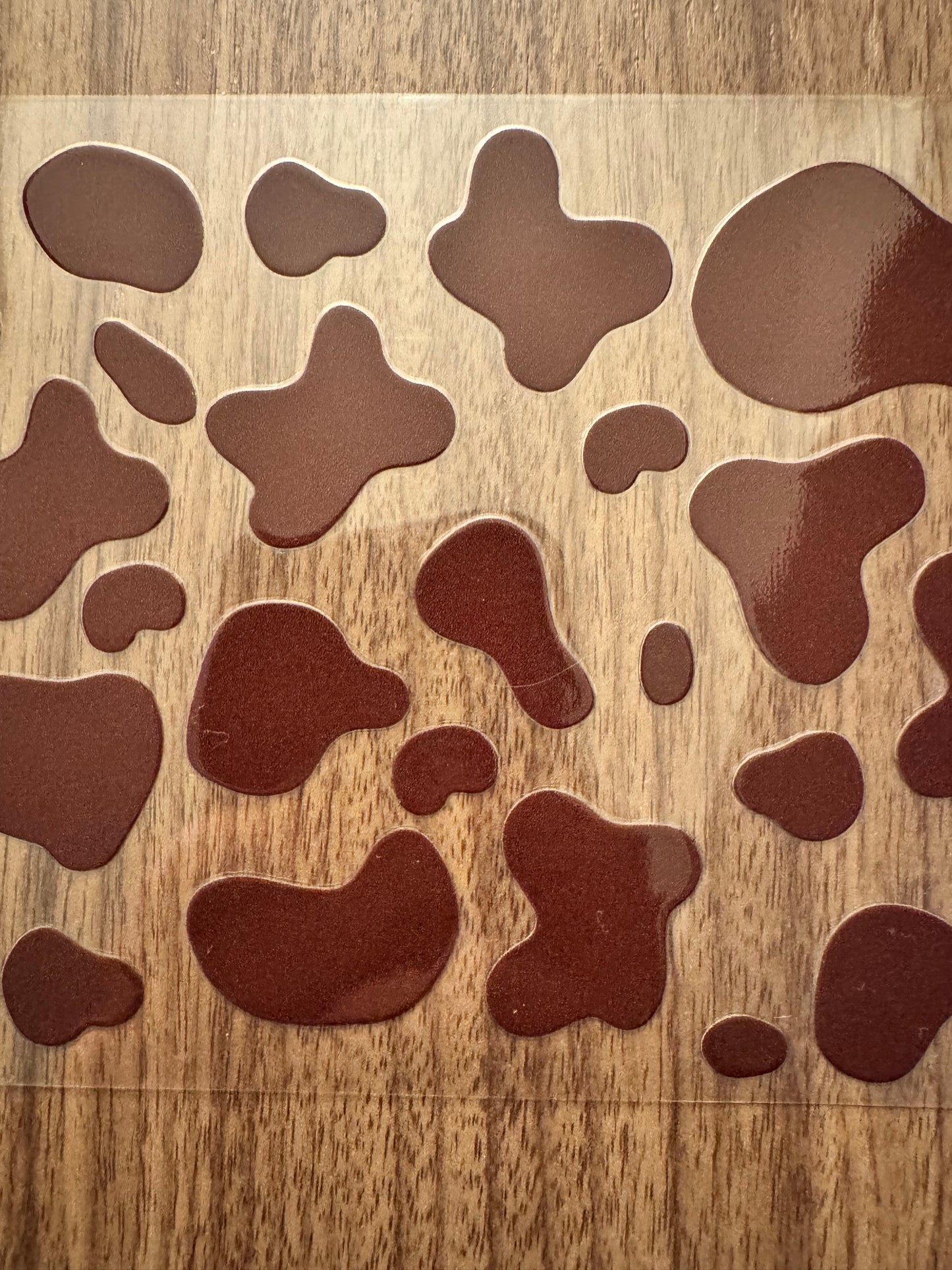 Brown Cow Print Cup Wrap