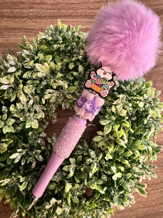 Easter Bunny Pom Pen
