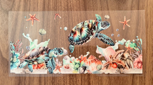 Swimming Turtles Cup Wrap