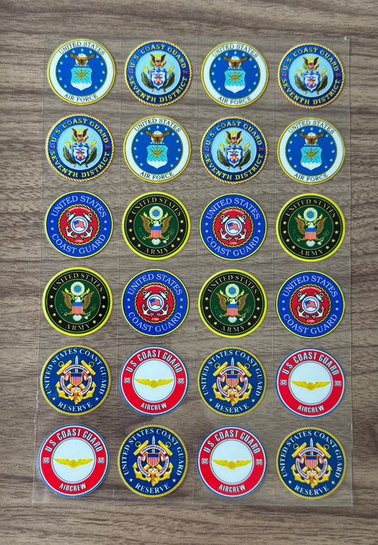 Military Badges Design 2 Sheet