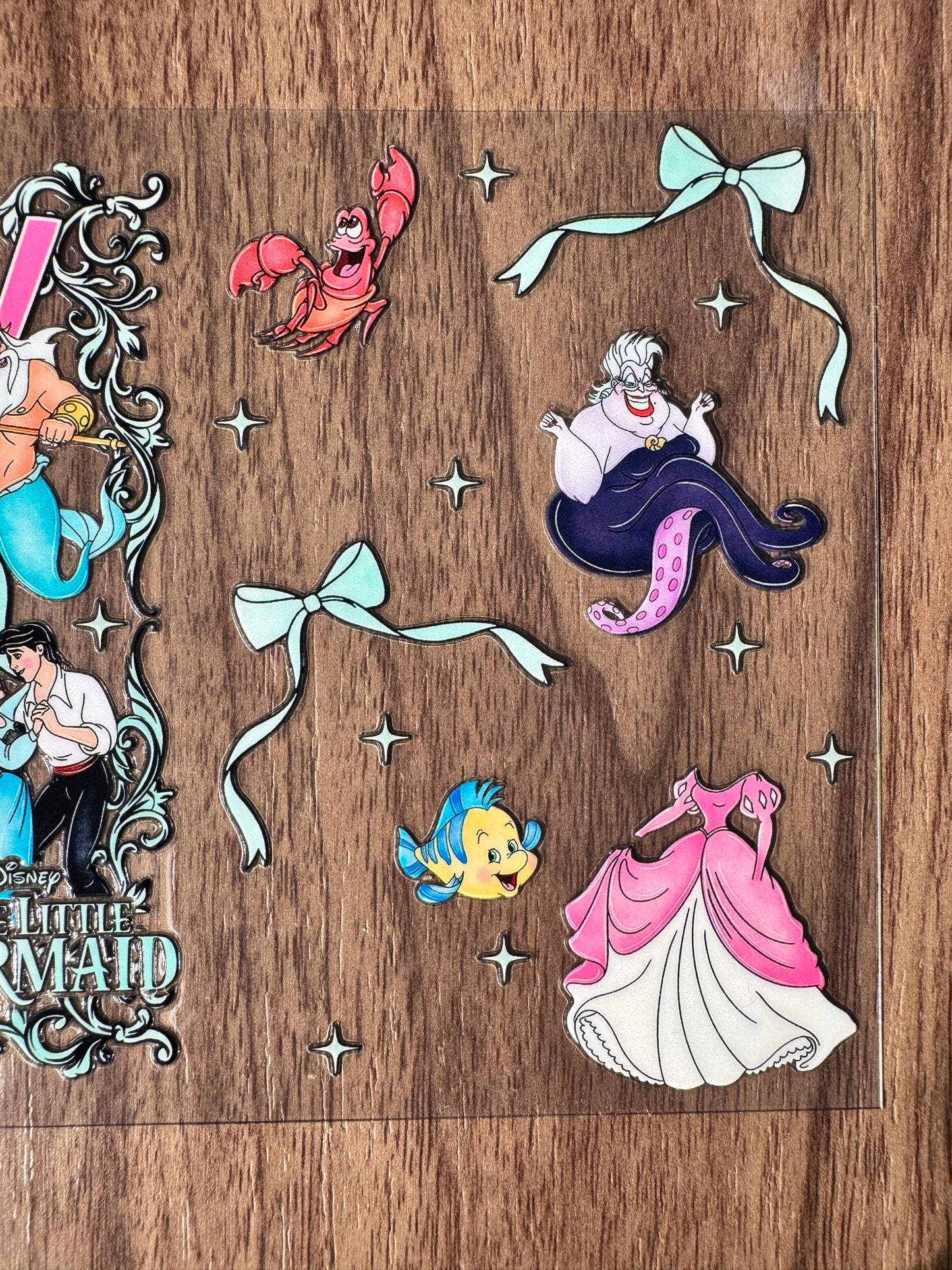 Fancy Bows Mermaid Princess Cup Wrap