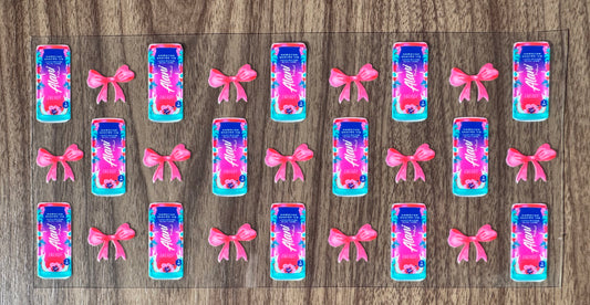 Purple/Pink Energy Drink Cup Wrap