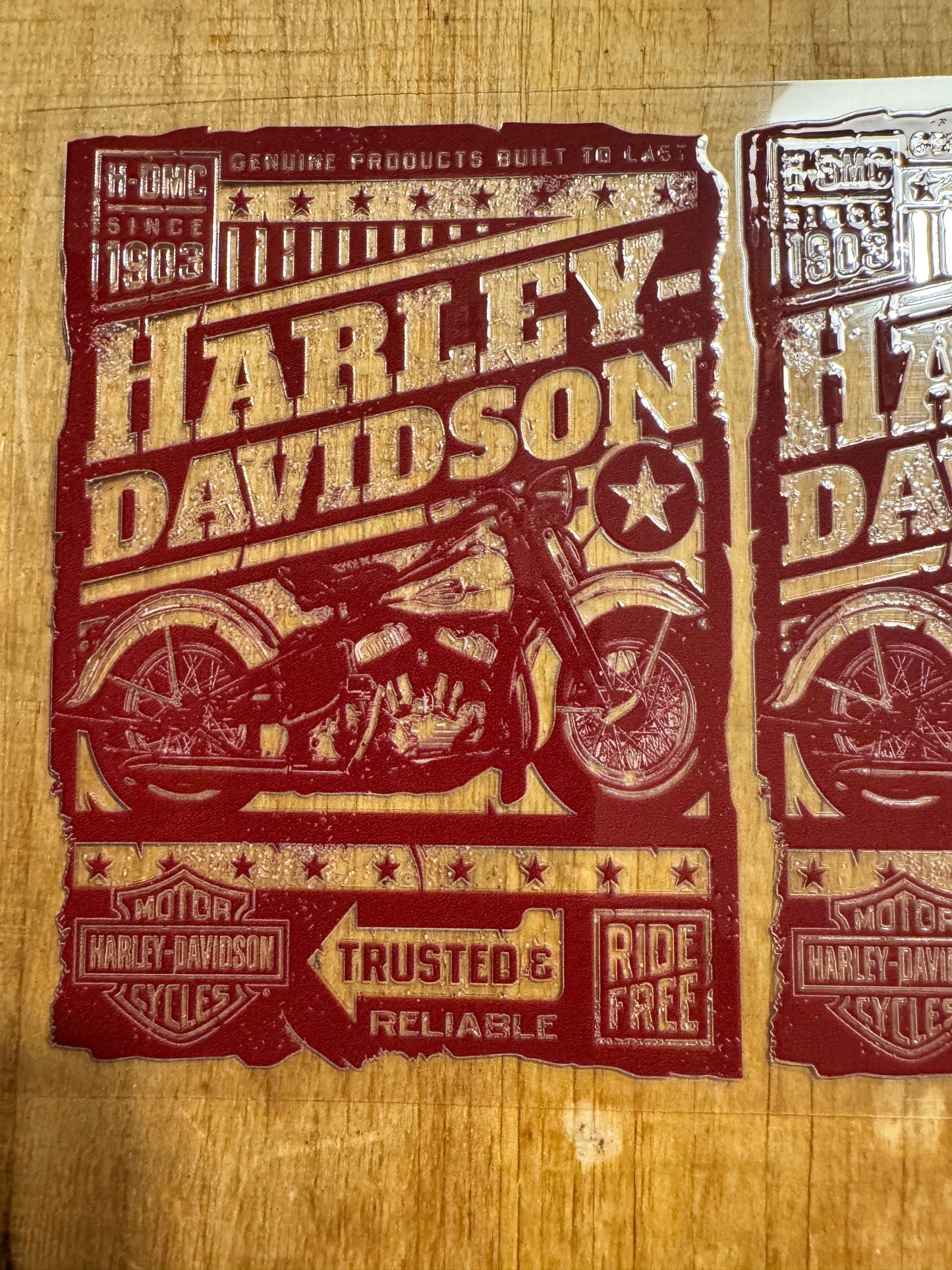 Red Motorcycle Cup Wrap