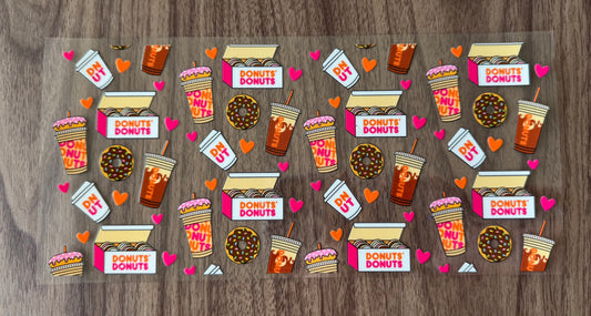Donuts & Coffee Cup Wrap