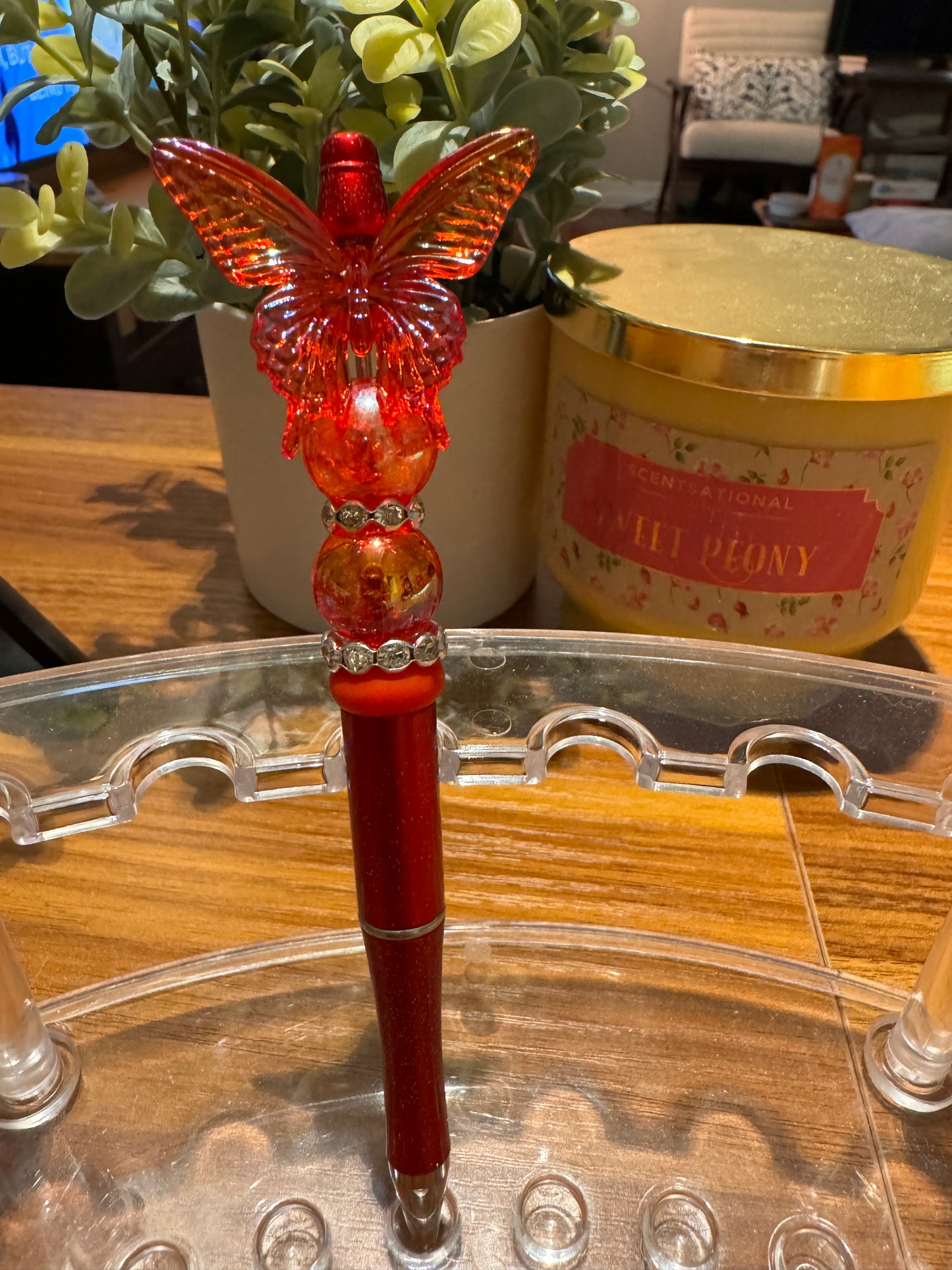 Red Butterfly Pen