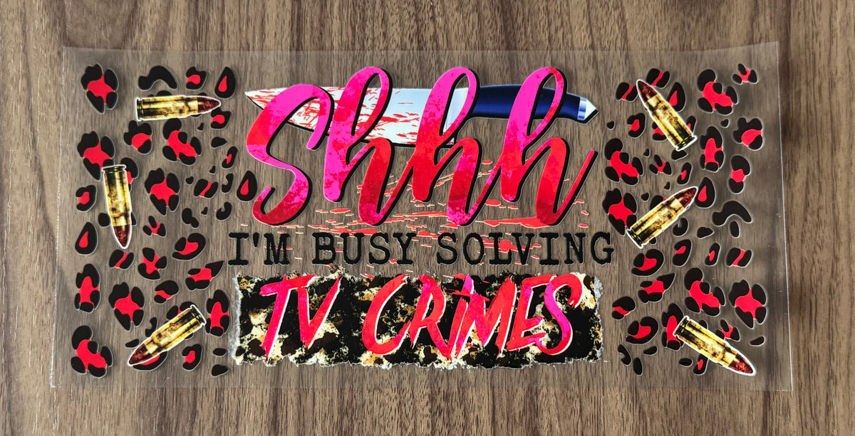 Leopard Busy Solving Crimes Cup Wrap