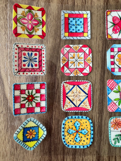 Quilted Patchwork Cup Wrap