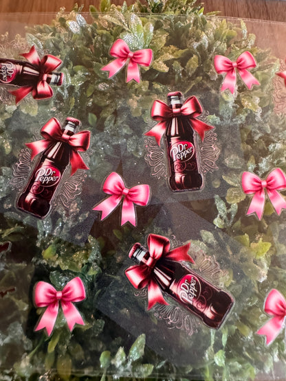 Dr. Pepper Bow Cup Wrap