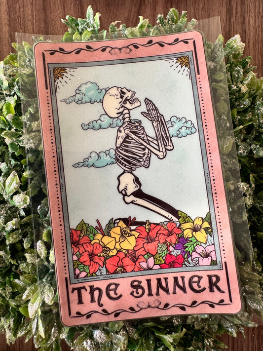 The Sinner Tarot Decal