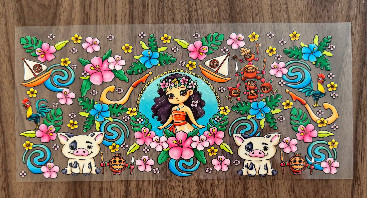 Flowery Island Princess Cup Wrap