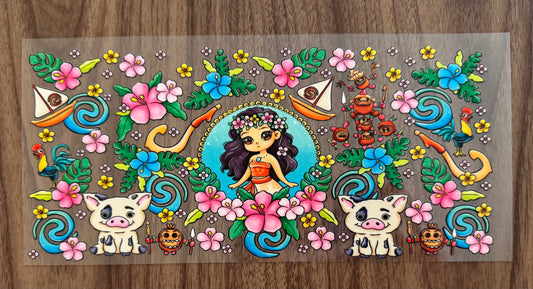 Flowery Island Princess Cup Wrap
