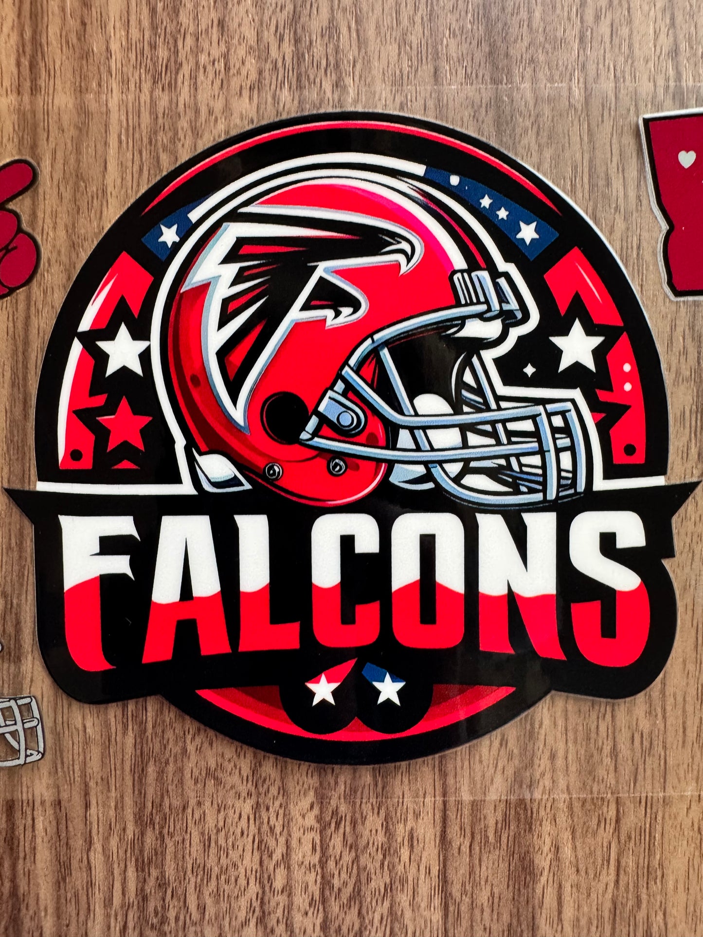 Atlanta Football Helmet Cup Wrap