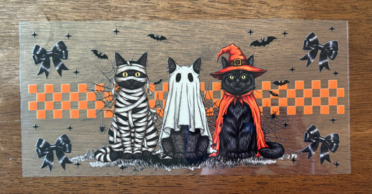 Halloween Cats Cup Wrap