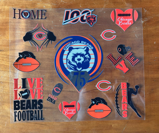 Illinois Football Things Cup Wrap