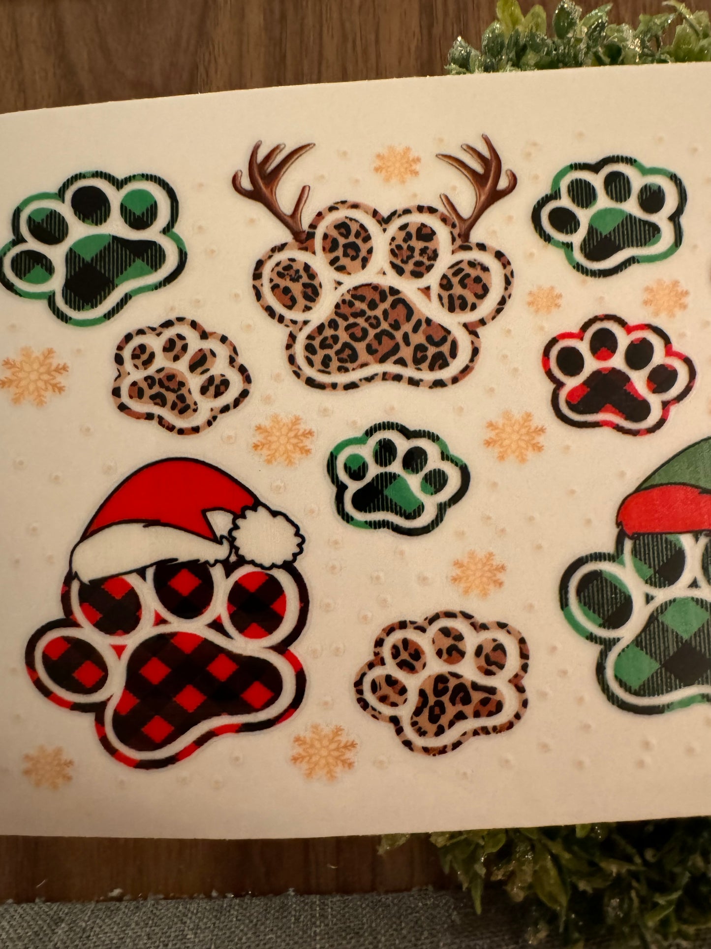 Santa Paws Cup Wrap