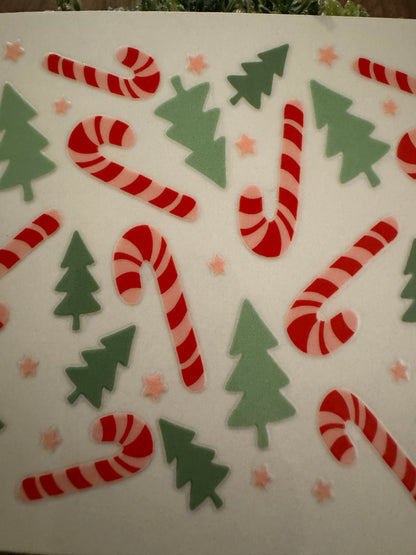 Candy Cane Cup Wrap