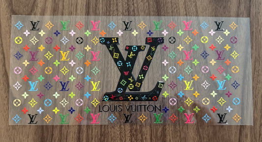 Black Colorful Loo Boujee Cup Wrap