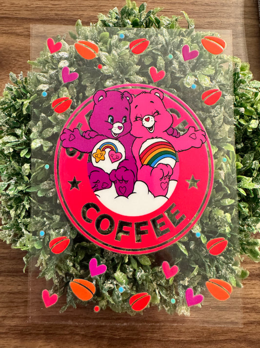 Colorful Bears Coffee Notebook Wrap (Small)