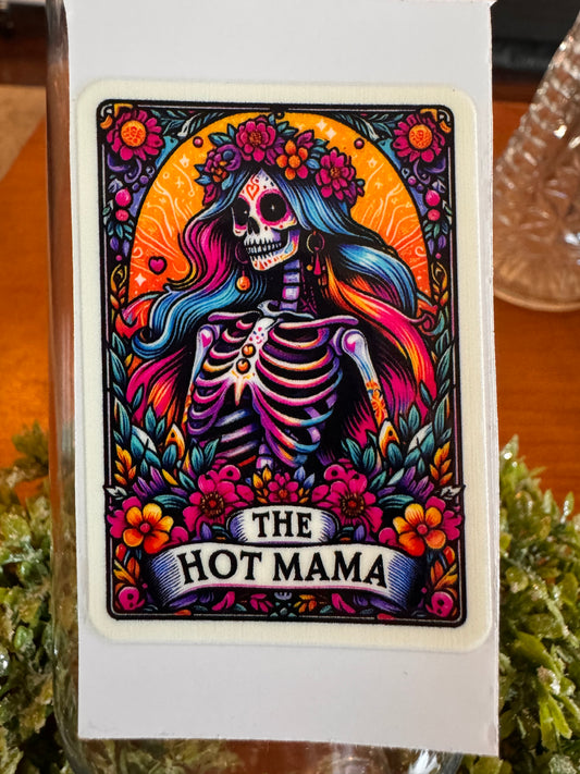 The Hot Mama Tarot Card Decal