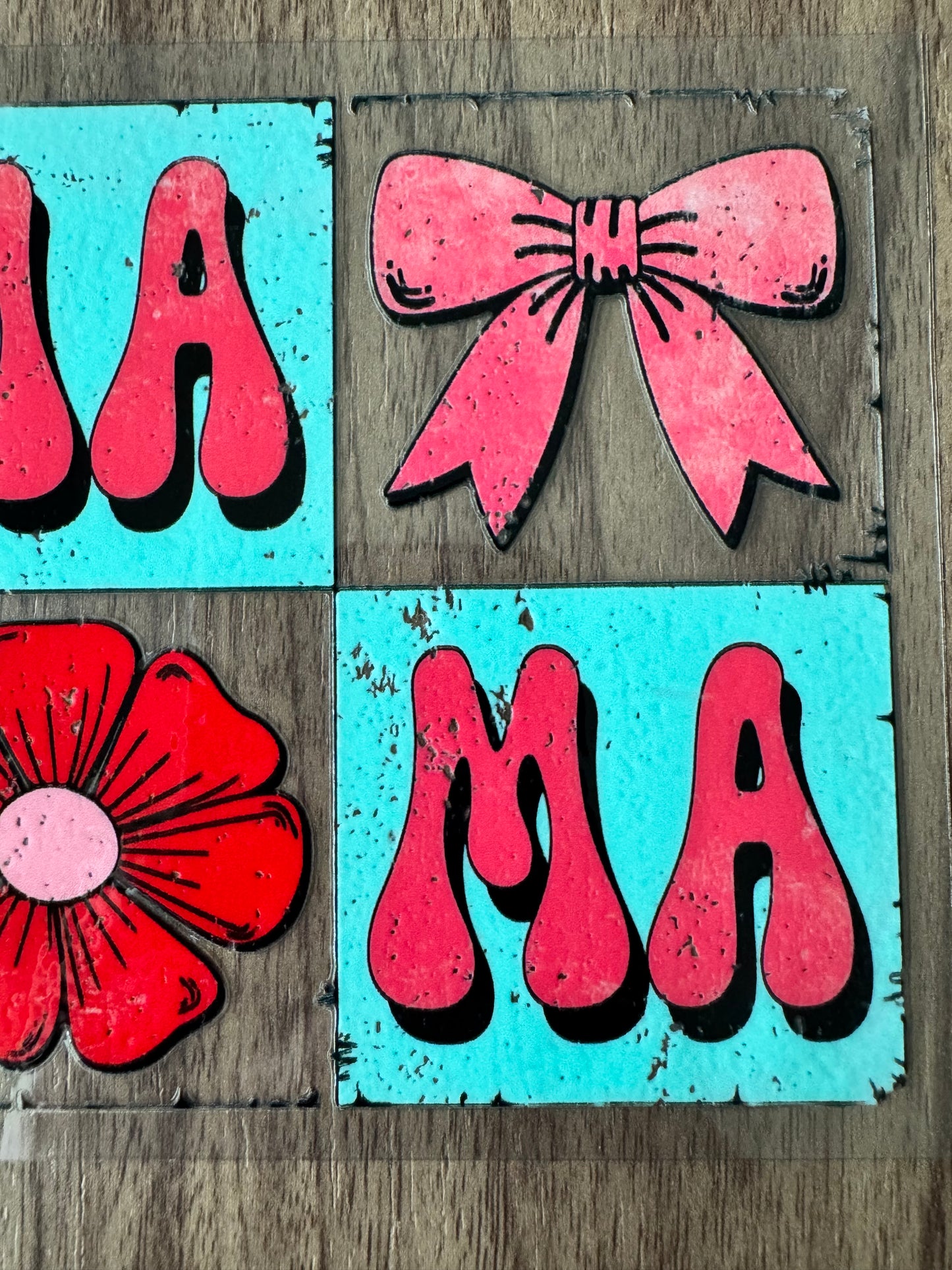 Checkered Mama Cup Wrap