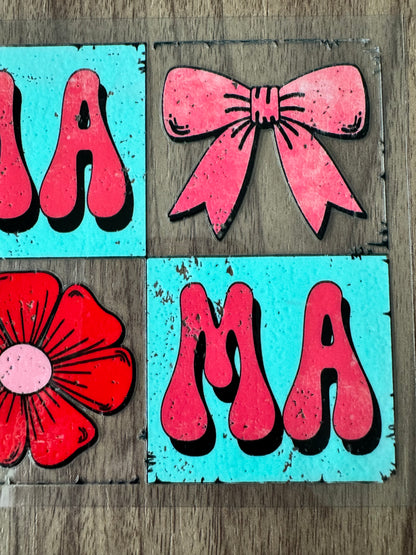 Checkered Mama Cup Wrap