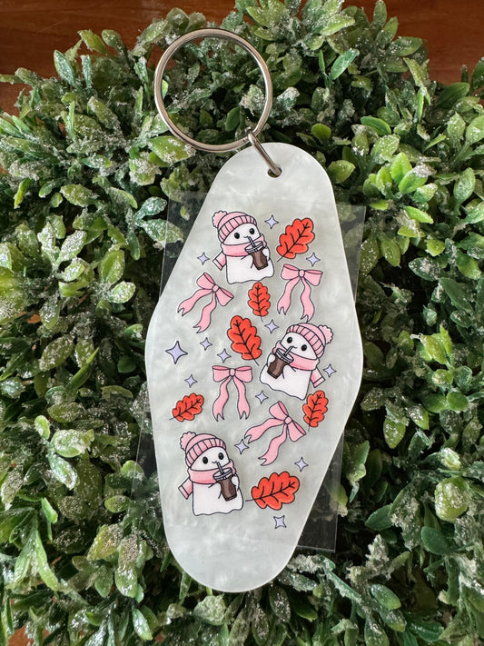 Fall Ghosties Keychain Decal